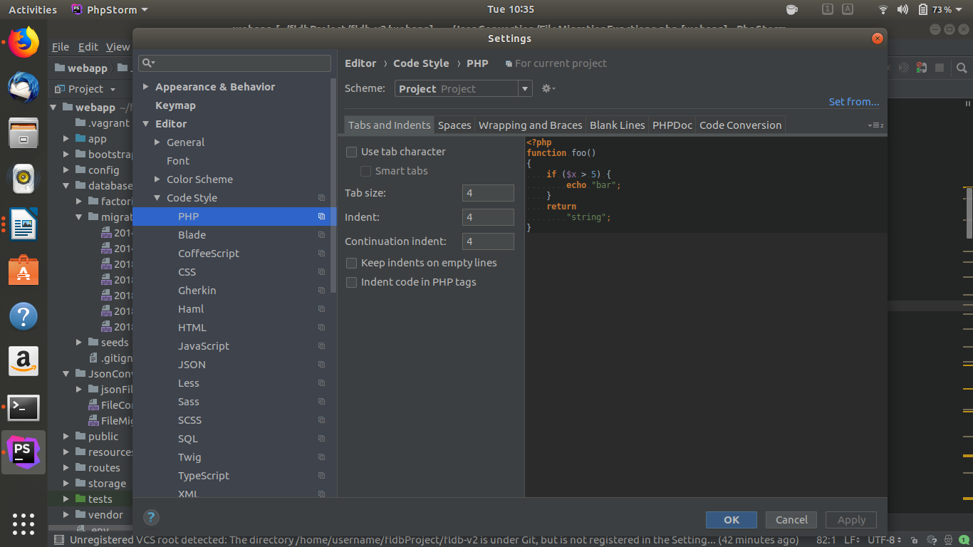 phpstorm javascript